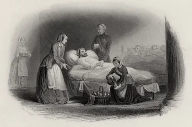 Miss Nightingale and the nurses in the East